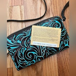 Patricia Nash adorable cross body OR wristlet